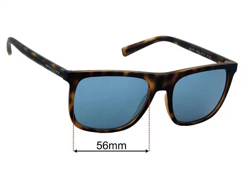 Armani Exchange AX 4102S 56mm Replacement Lenses